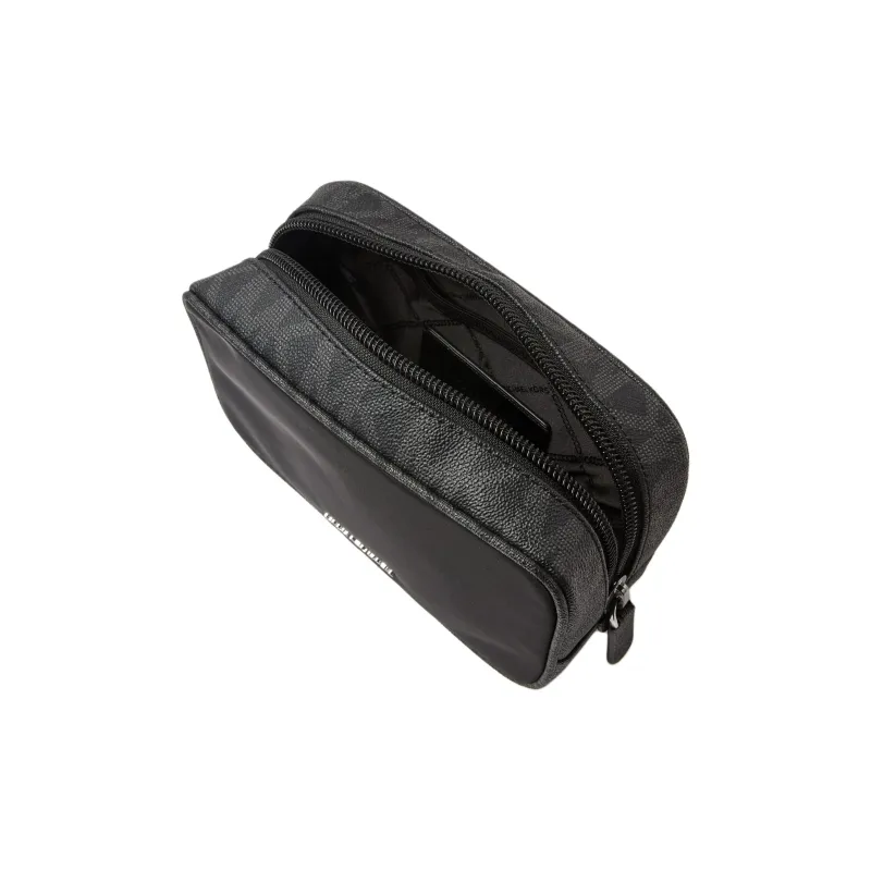 MICHAEL KORS MK Brooklyn Canvas Clutch Regular Women's Black-2