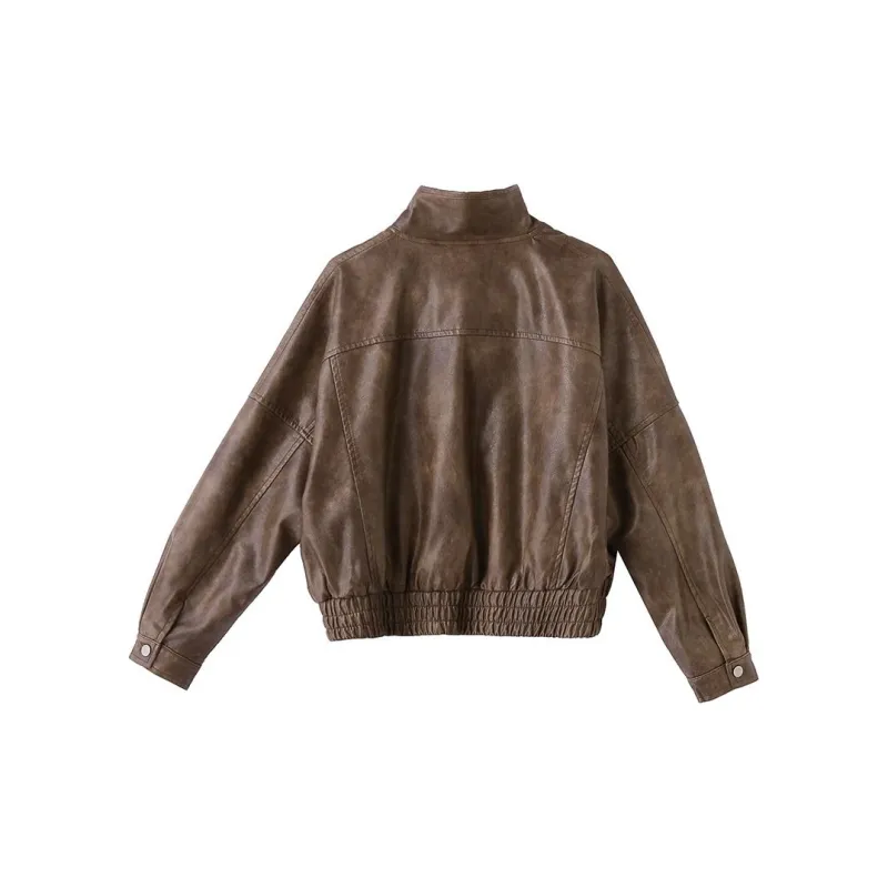 Yi Mengyuan Leather Jacket Women's-1