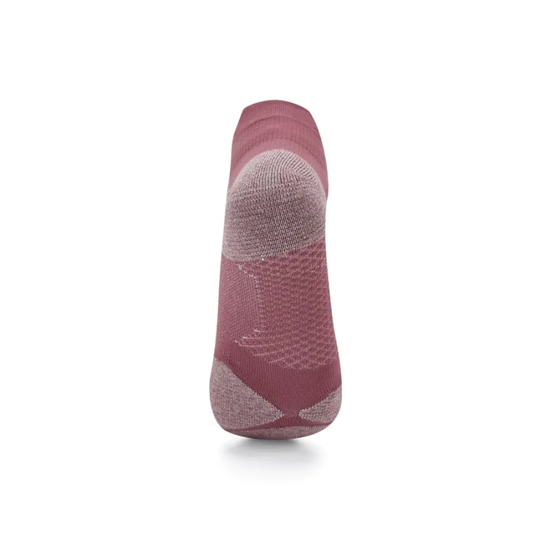 XTEP Ankle Socks Women's 2 Pack Gray/Russet Red-3