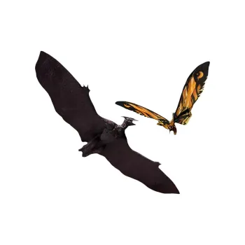 BANDAI Soul Shop Godzilla 2 SHM Mothra & Lagarto Assembled Models