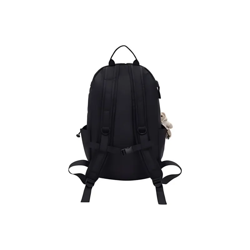 Teenie Weenie Fabric Backpack Small Size Women's Black/Army Green-1