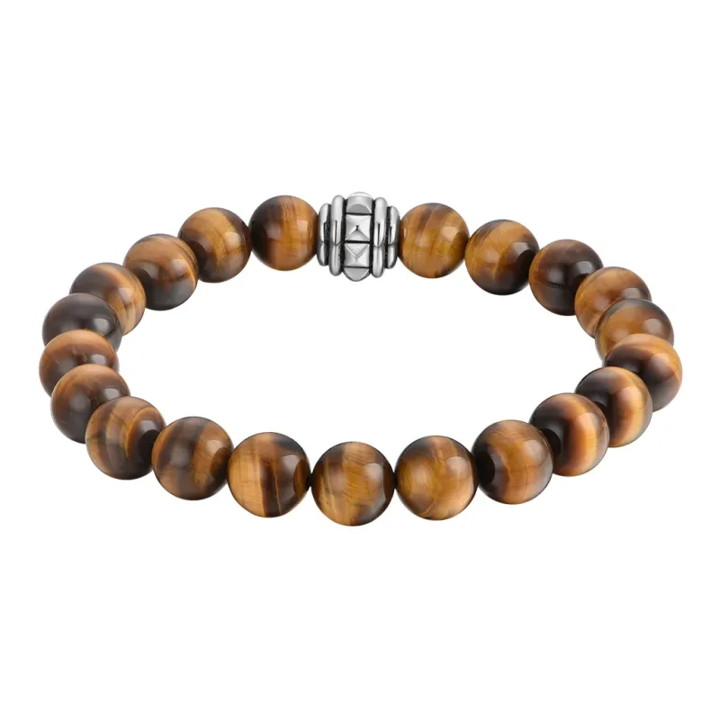 JANENG Tiger's Eye Stone Bracelets Unisex-2