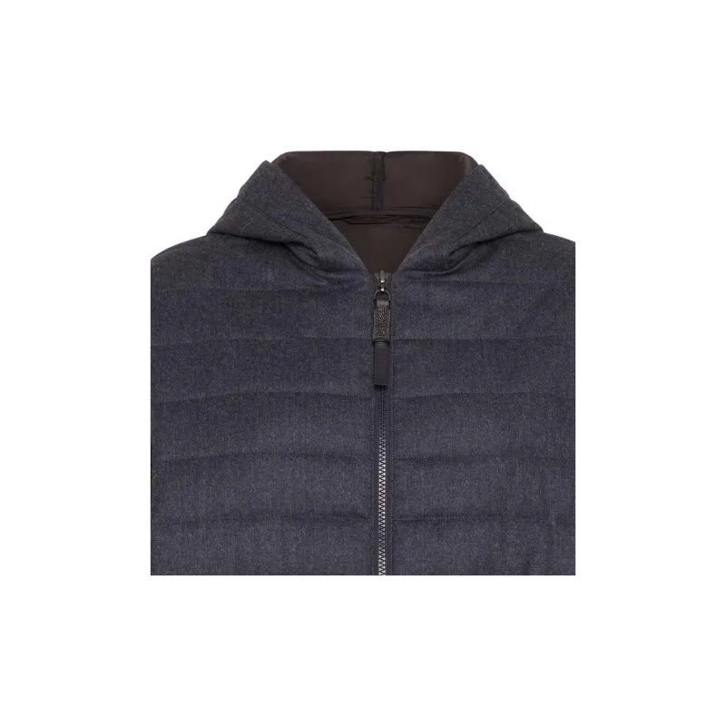Brunello Cucinelli Zip Up Hooded Jacket-3