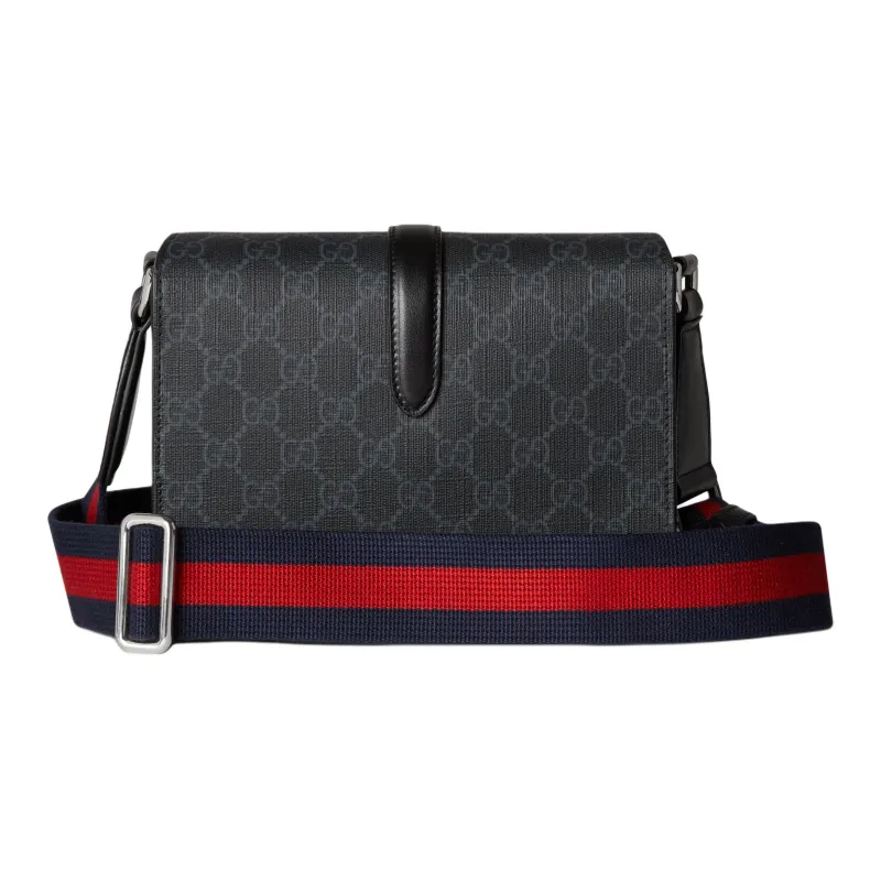 GUCCI GG Supreme Canvas Canvas Bag Crossbody Bag Shoulder Bag Extra Mini Men's Black-3