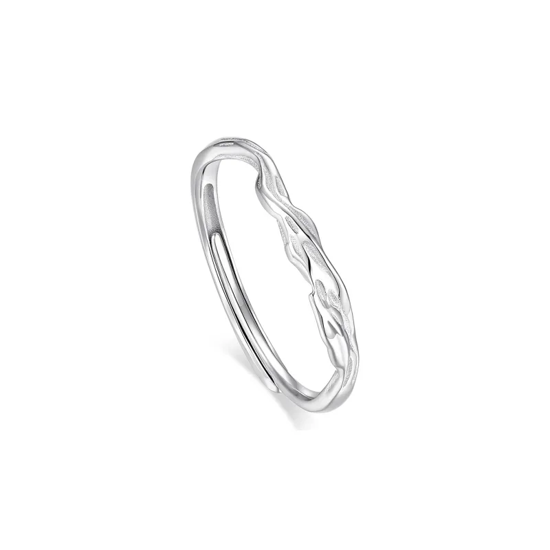 KADER 925 Sterling Silver Rings Unisex Silver Box-1
