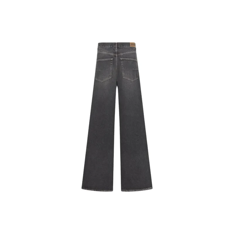 DIOR Button Detailed Wide Leg Jeans-1