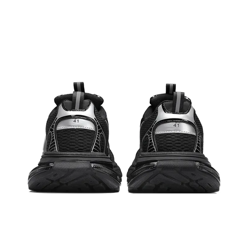 TEXWOOD Anti-Slip Wear-Resistant Breathable Height Increasing Low-Top Chunky Sneakers Unisex-12