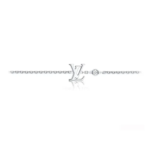LOUIS VUITTON Idylle Blossom Lv Bracelet White Gold And Diamond