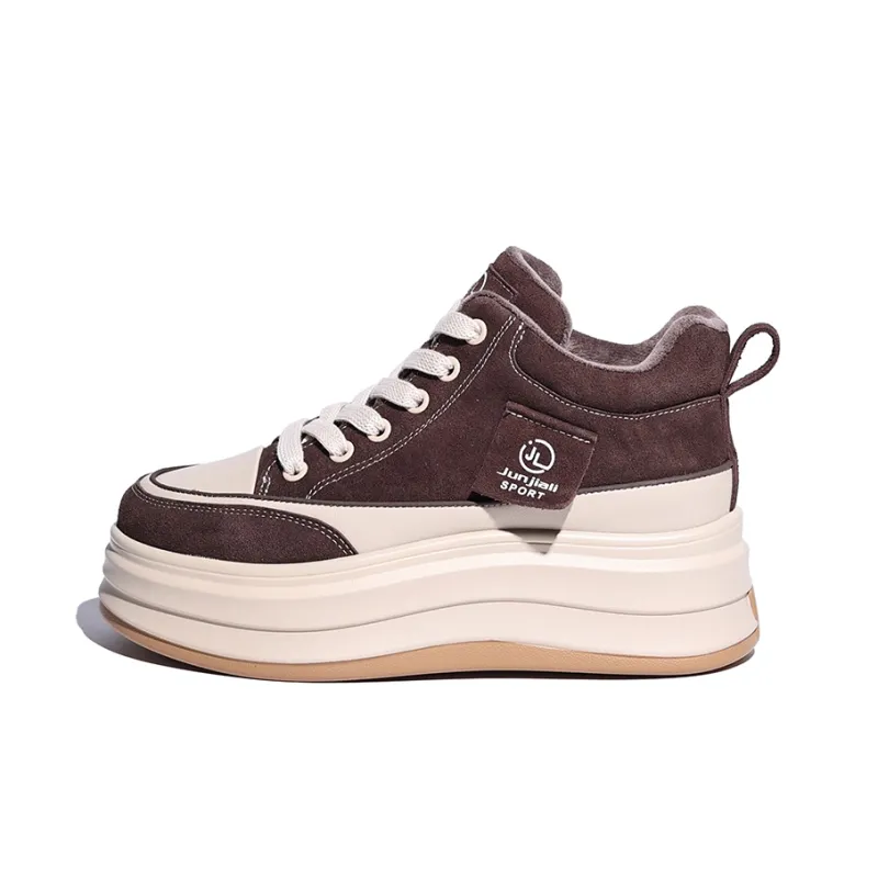 Junjali Warm High Top Casual Shoes Women's-4