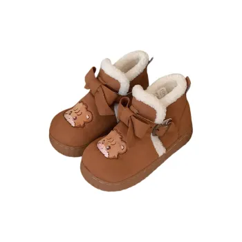 SHIGUDE x MIKKO Cotton Slippers Women's Brown