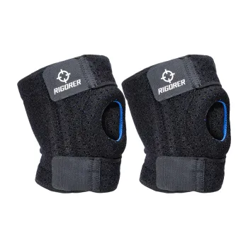 RIGORER Knee Pads Polyester Nylon Running, Hiking, Cycling, Volleyball, Tennis, Soccer, Badminton, Basketball Unisex