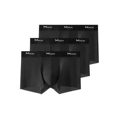 MIIOW Underpants Men's 3 Pack Black