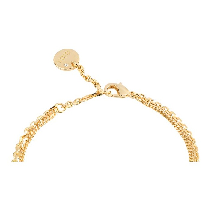 DIOR Crystal Metal Bracelets Women's Gold One Size Box+ DIOR Crystal Metal Bracelets Women's Gold One Size Box+
