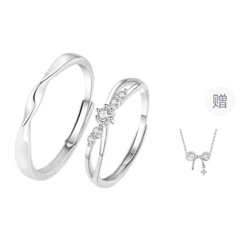 Master Kim Romantic Love Confession Proposal Adjustable Opening Ring Unisex