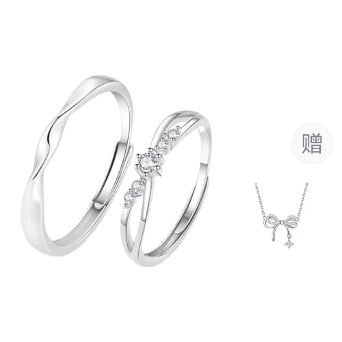 Nine Music S 999 Fine Silver Sterling Silver Rings Unisex