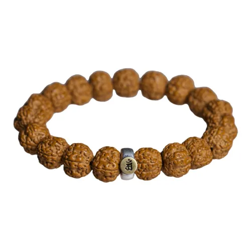 GUMUJIANG King Kong Bodhi Seeds Water Repellent Anti Slip Beaded Bracelet Single Wrap Unisex