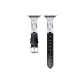 Black with Silver-Tone Buckle