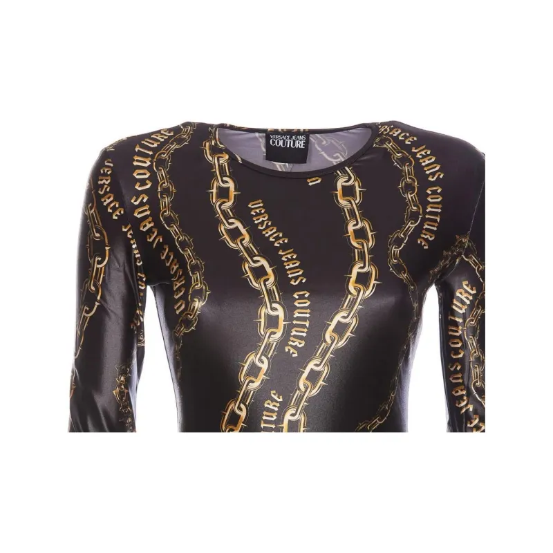 VERSACE JEANS COUTURE Chain Couture print Bodysuit-5