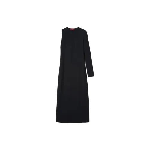 GUCCI SS25 Long Sleeved Dress Women's Black