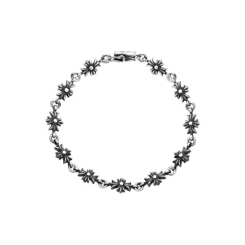 Chrome Hearts 925 Sterling Silver Bracelets Unisex Silver