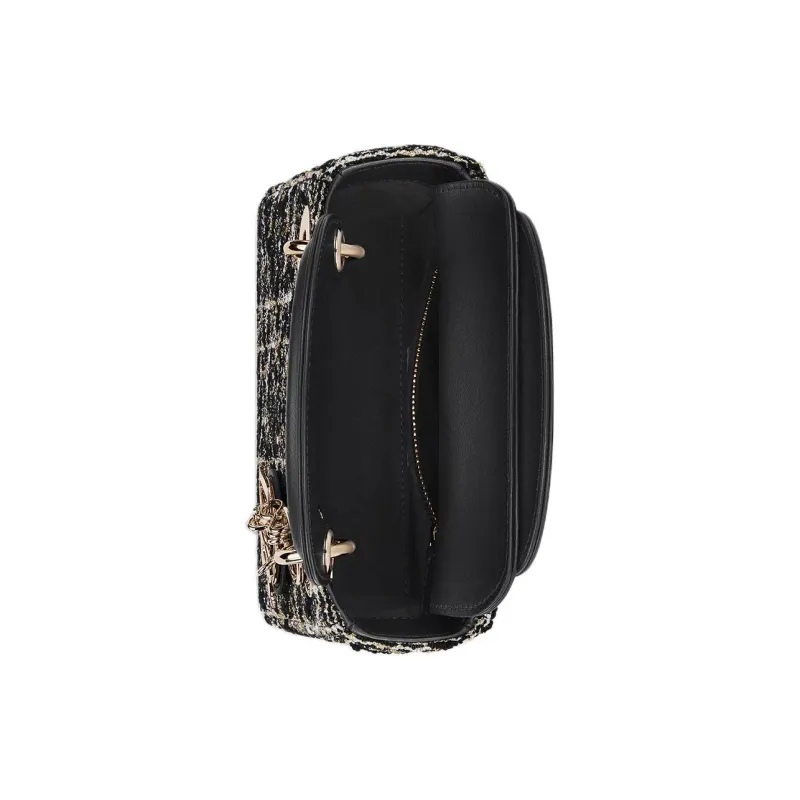 DIOR Lady Dior Cotton Lady Dior Bag, Shoulder Bag, Crossbody Bag, Handbag Mini Women's Black-4