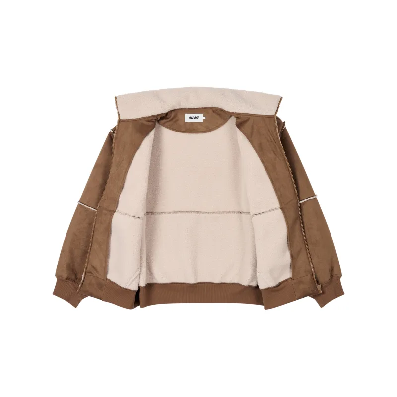 PALACE Sherpa Faux Suede Funnel-1