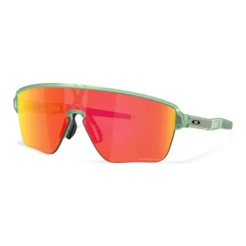 Oakley Acetate Irregular Shape Sunglasses Women's Green