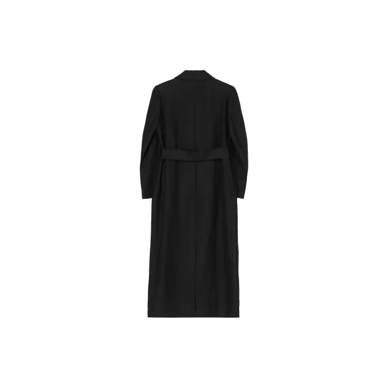 Yohji Yamamoto Trench Coat Women's Black-1