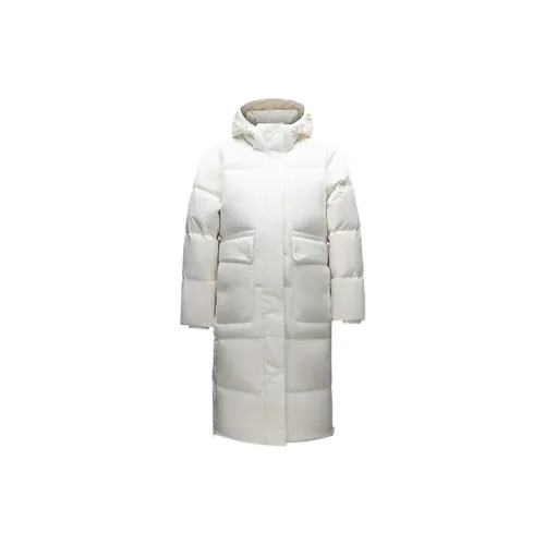 Anta Variety Training Collection Down Jacket Women's Ivory White