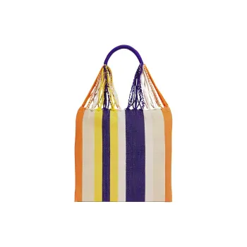 MARNI Fabric Hammock Bag Handbag Small Size Women's Purple/Multicolor/Beige/Multicolor/Orange