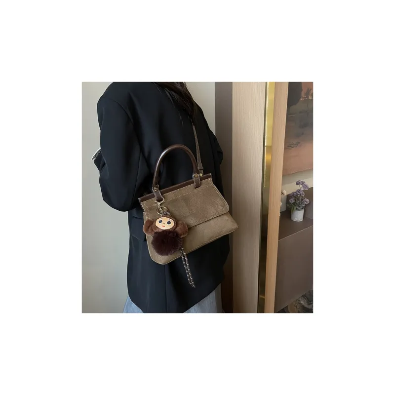 SUN ERATH&U Suede Shoulder Bags Handbags Regular Women's Multicolor-5