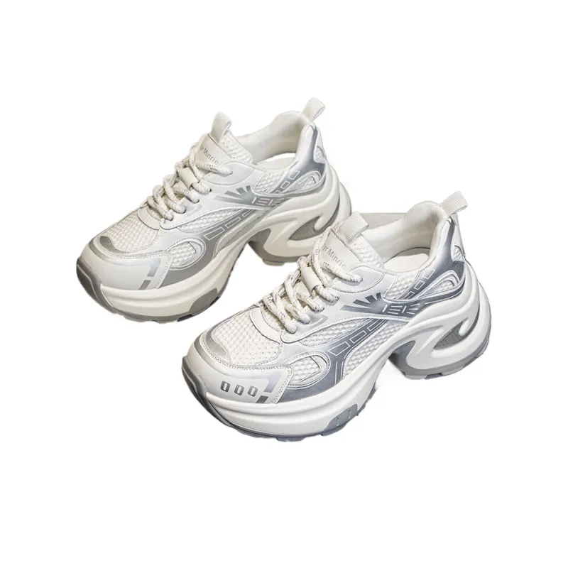 The Mystery Of Glamour Low Top Chunky Sneakers Women's-12