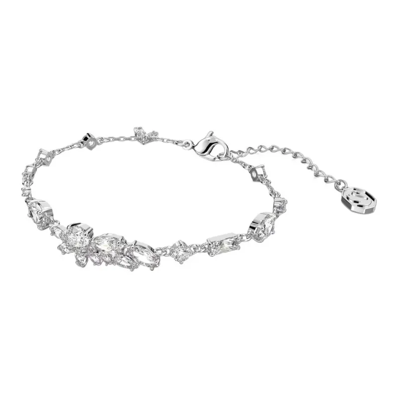 Swarovski Gema Rhodium Plated Bracelets Women's White-1
