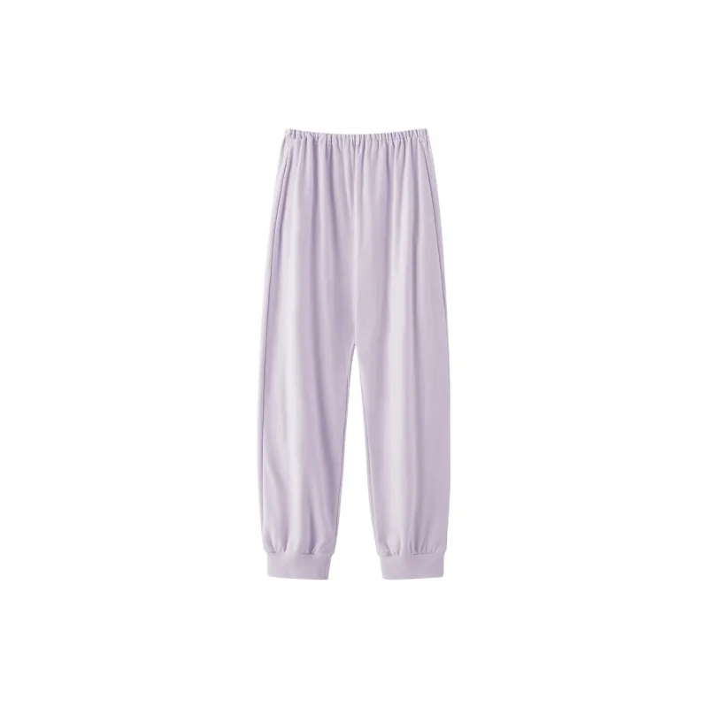 MADALLO Pajama Pants Women's Light Purple-0