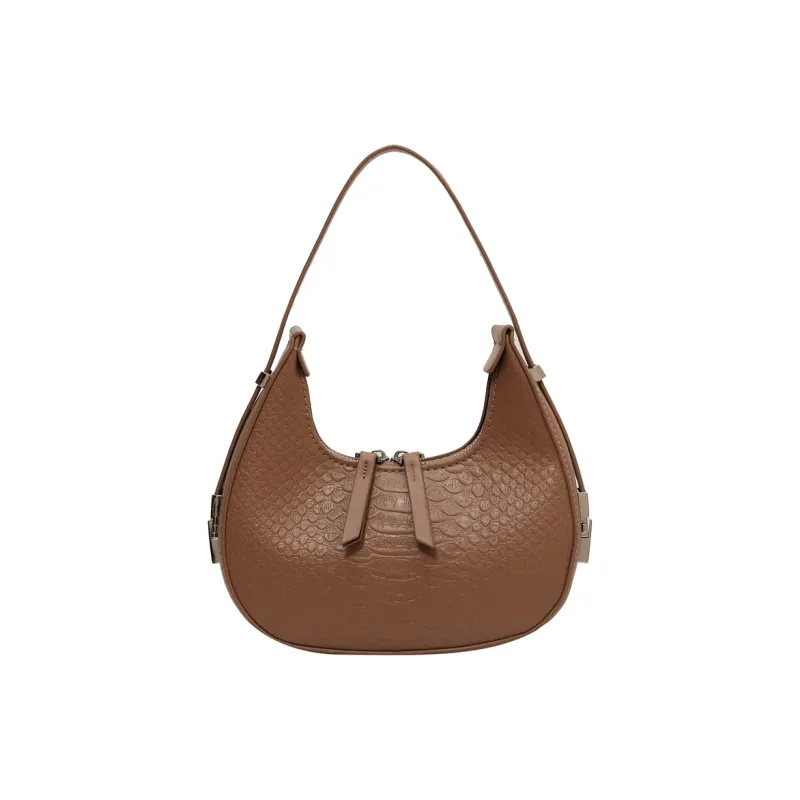 Yalu PU Handbag Regular Women's Ecru/Black/Yellow/Khaki/Brown-14