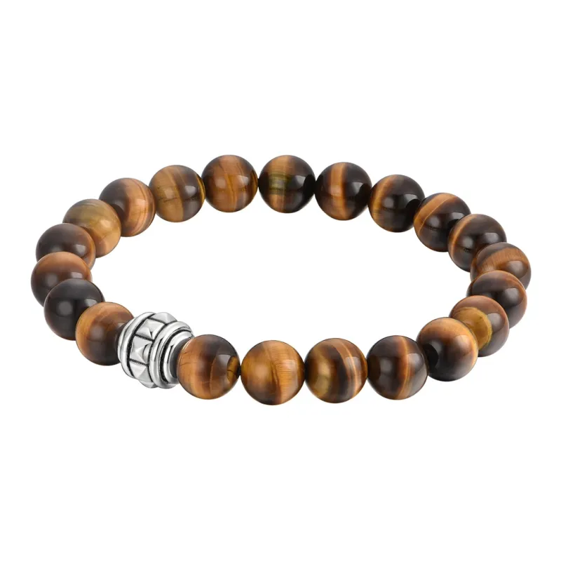 JANENG Tiger's Eye Stone Bracelets Unisex-3
