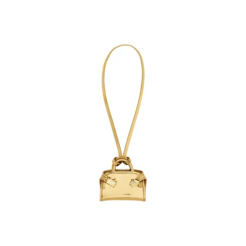 FERRAGAMO Hug Layered Cow Leather Pendant Bag Accessories Mini Women's Gold