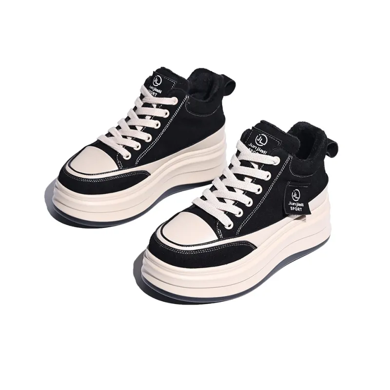 Junjali Warm High Top Casual Shoes Women's-1