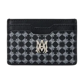 AMIRI Cotton Card Holder Unisex Black