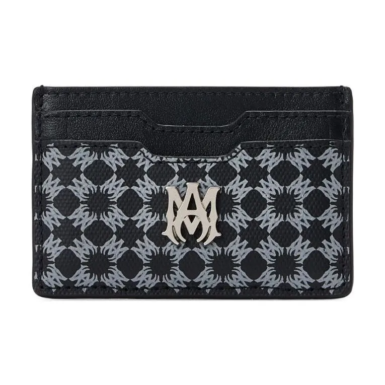 AMIRI Cotton Card Holder Unisex Black-0