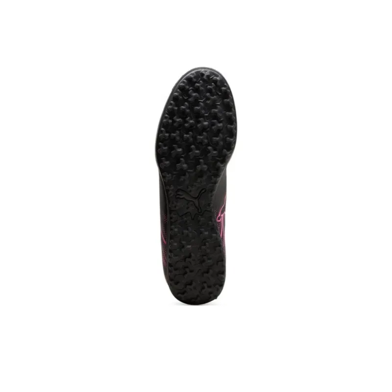 PUMA Attacanto AG Artificial Ground Anti Slip Wear Resistant Soccer Shoes Men's Black Purple-4