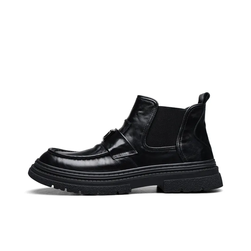 D FUSE SCANDINAVIA Short Chelsea Boots Men's Black-5