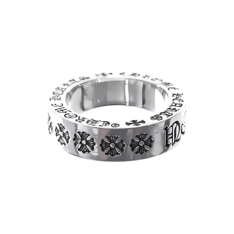 Chrome Hearts 925 Sterling Silver Rings Unisex Silver-0
