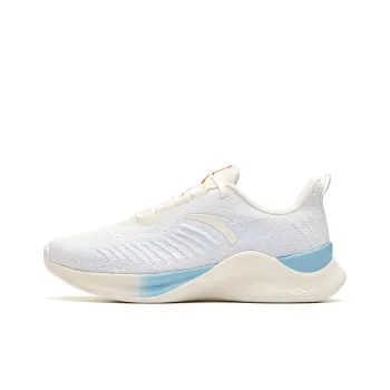Anta Moisture Wicking Balance Lightweight Rebound Low Top Running Shoes Women's White Blue