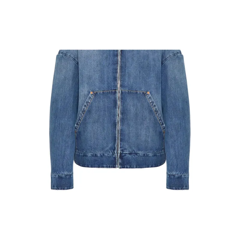 Valentino Denim Jacket Men's Blue-4