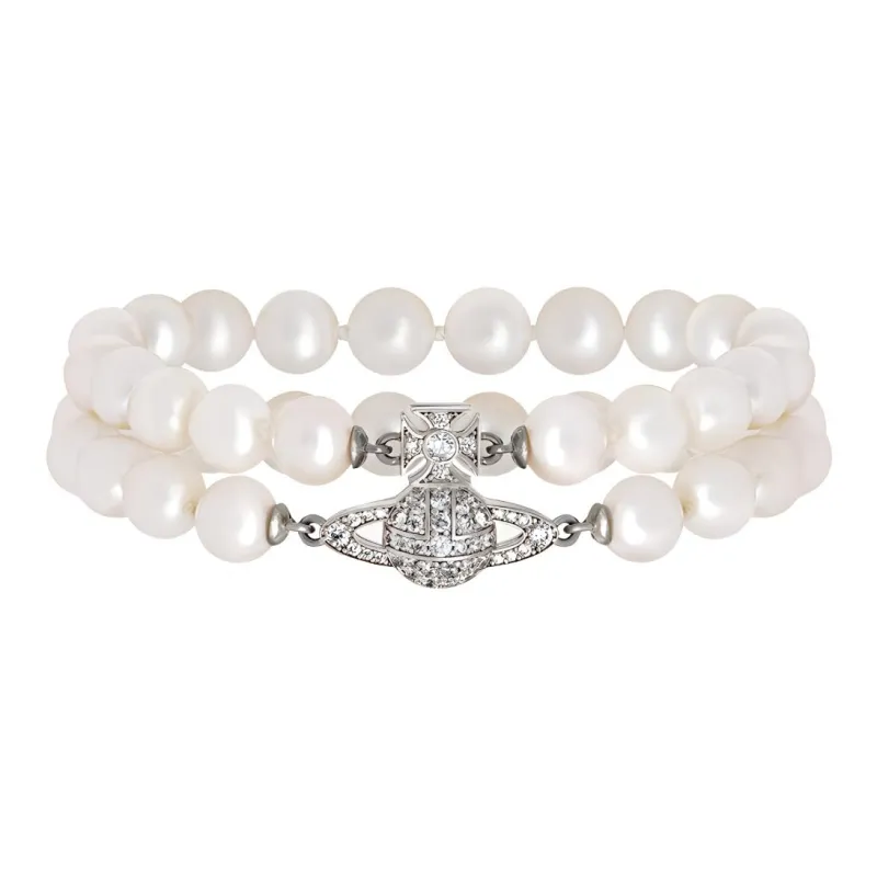 Vivienne Westwood Brass Bracelets Women's Silver-0