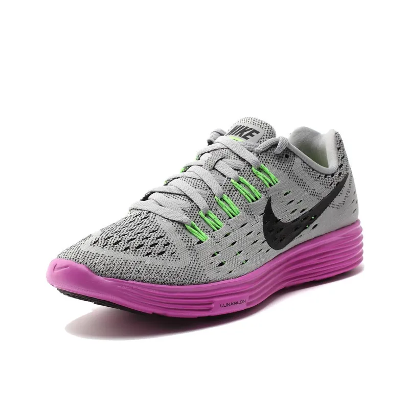Nike Lunartempo Wolf Grey/Black Fuchsia Flash Women's-2