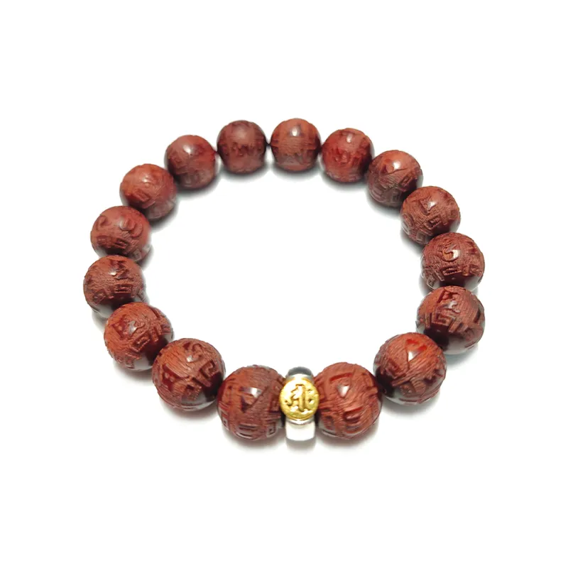 Guansha Pterocarpus Bracelets Unisex-4
