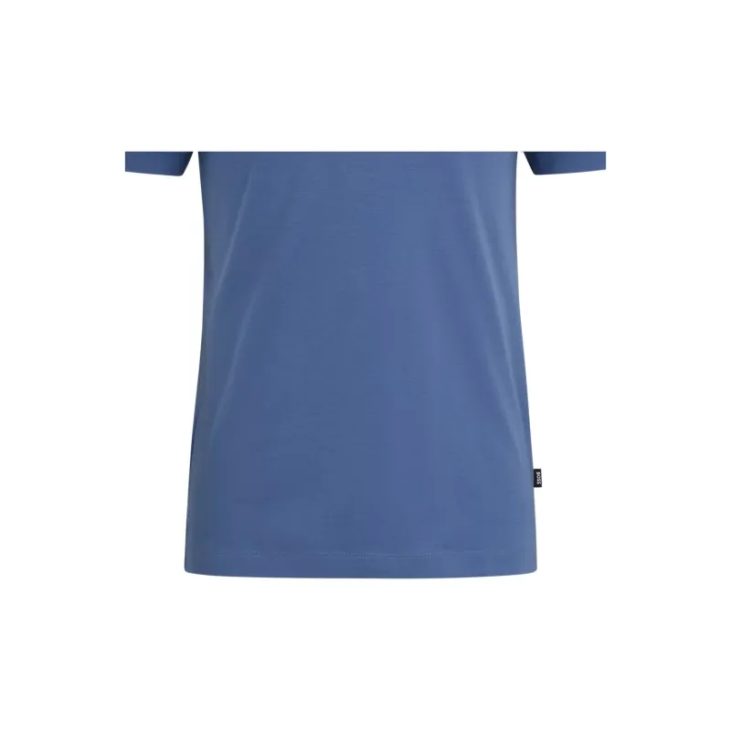 HUGO BOSS FW23 Interlock Cotton Slim Fit Polo Shirt T Shirt Men's Blue-5