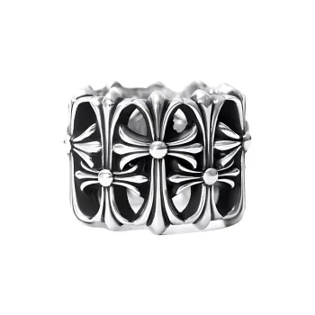 Chrome Hearts 925 Sterling Silver Rings Unisex Silver